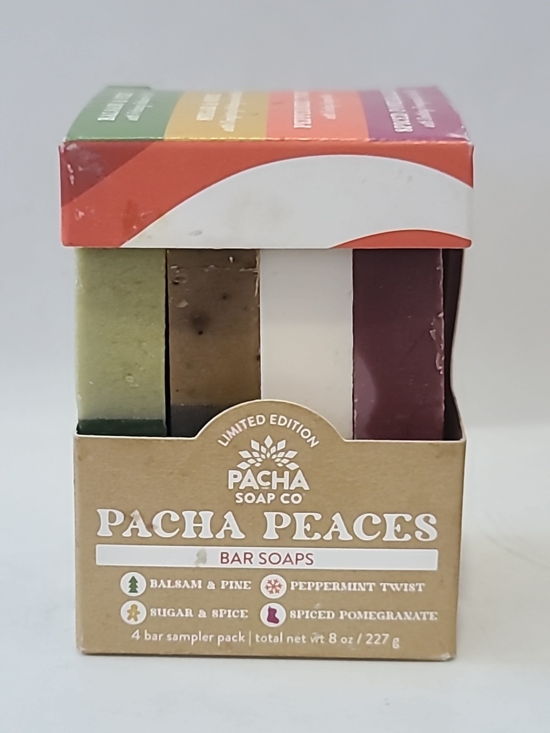 ( LOT OF 2 ) NIB PACHA PEACEFUL Bar Soap• Variety Pack Limited Edition 8 OZ EACH