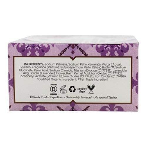 Nubian Heritage Soap Bar, Lavender and Wildflower, 5 Ounce