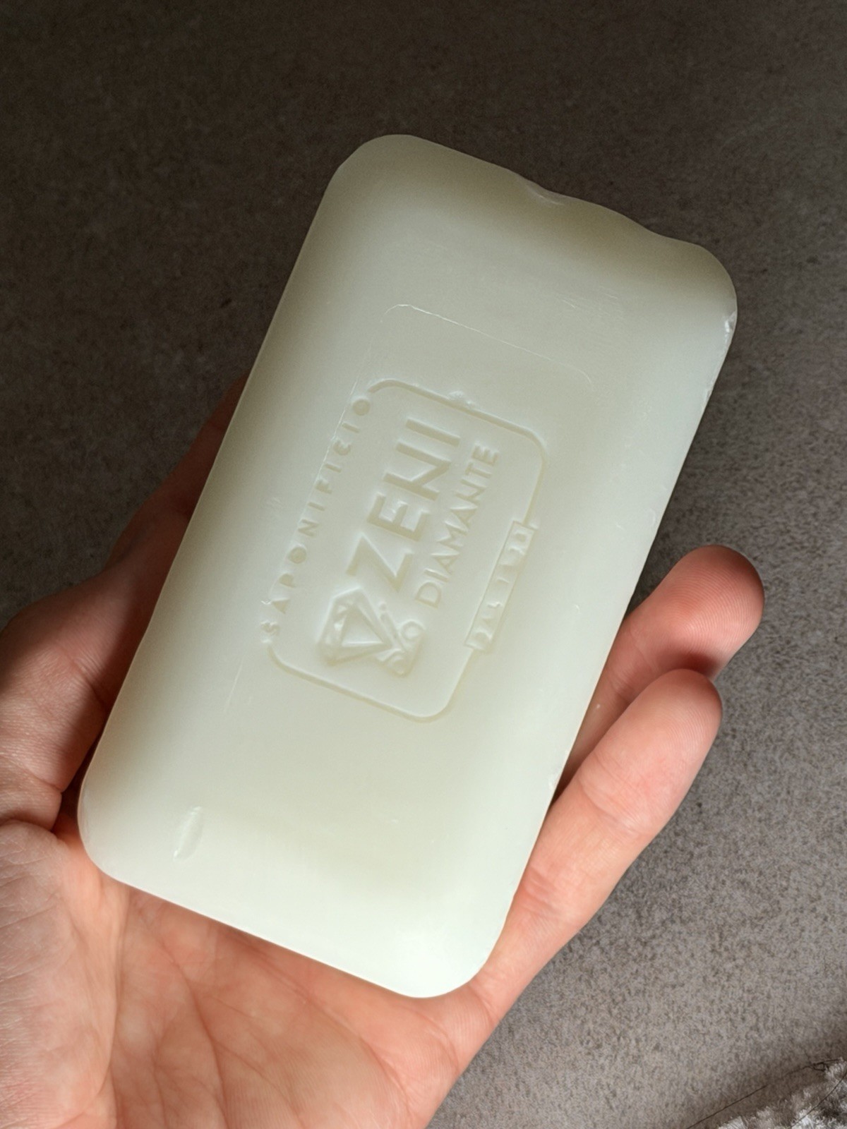 Saponificio Zeni Diamante Triple Milled Goat Milk Soap Bar 9.1 oz