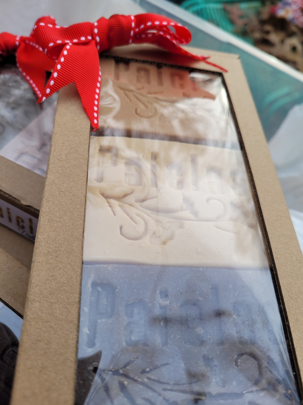 Handmade natural soap 3 bars assorted essential oils. A gift from God