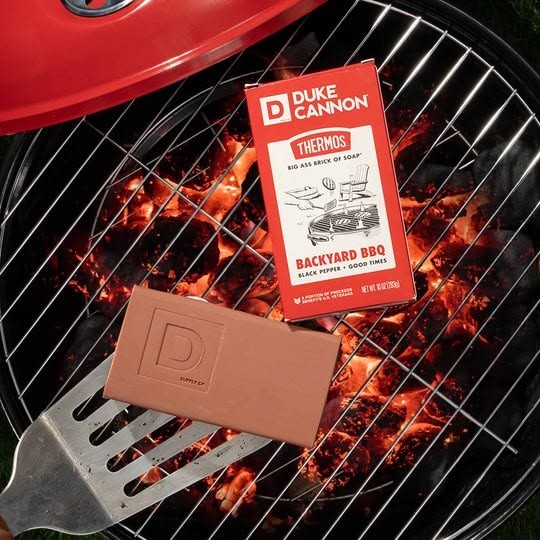 Duke Cannon Thermos™ Big Ass Brick Soap Backyard BBQ Ltd Ed Men Benefit USA Vets