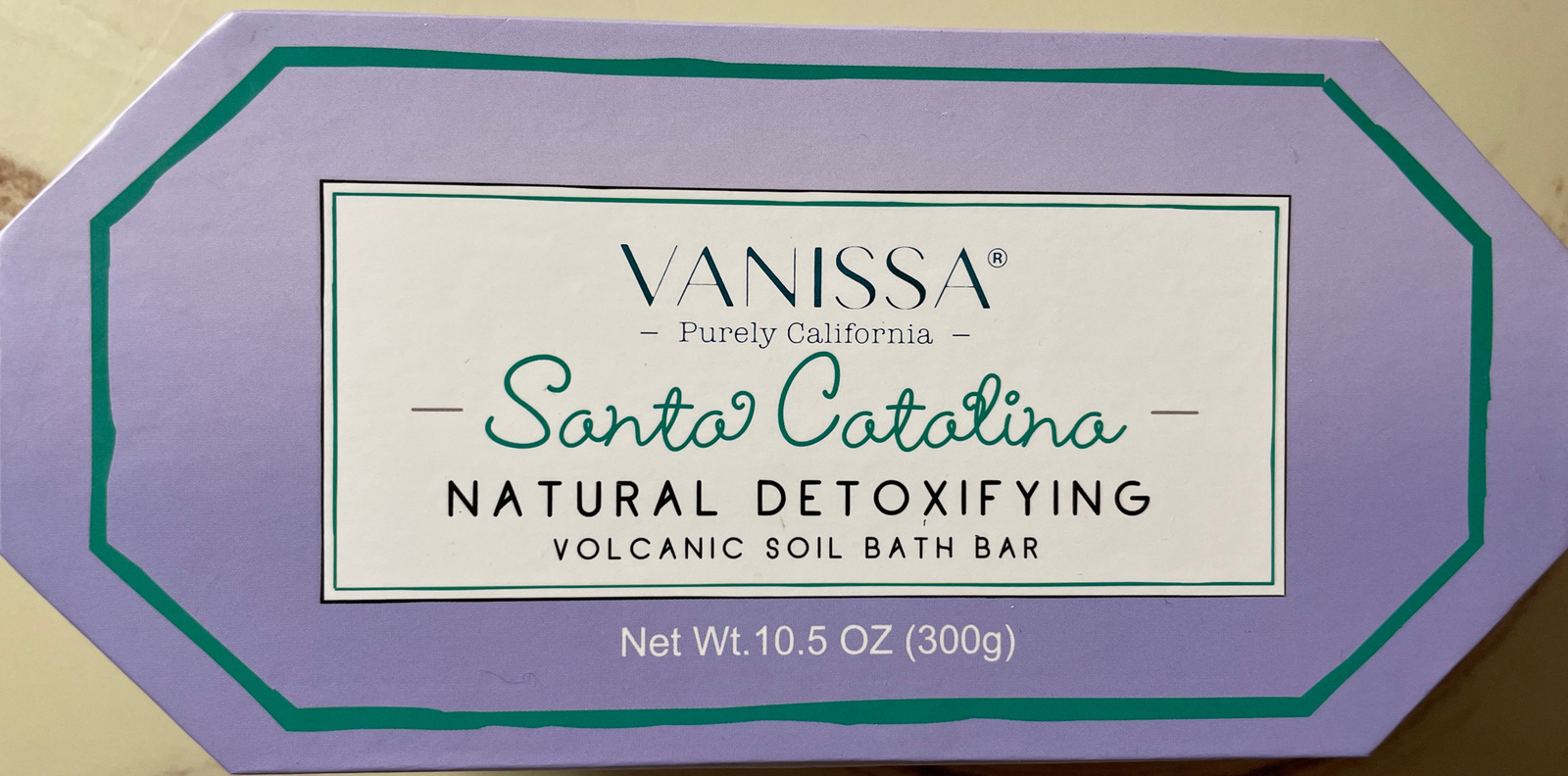 Vanissa Purely California Santa Catalina￼ Soap Volcanic Soil Detox Bath Bar 10.5