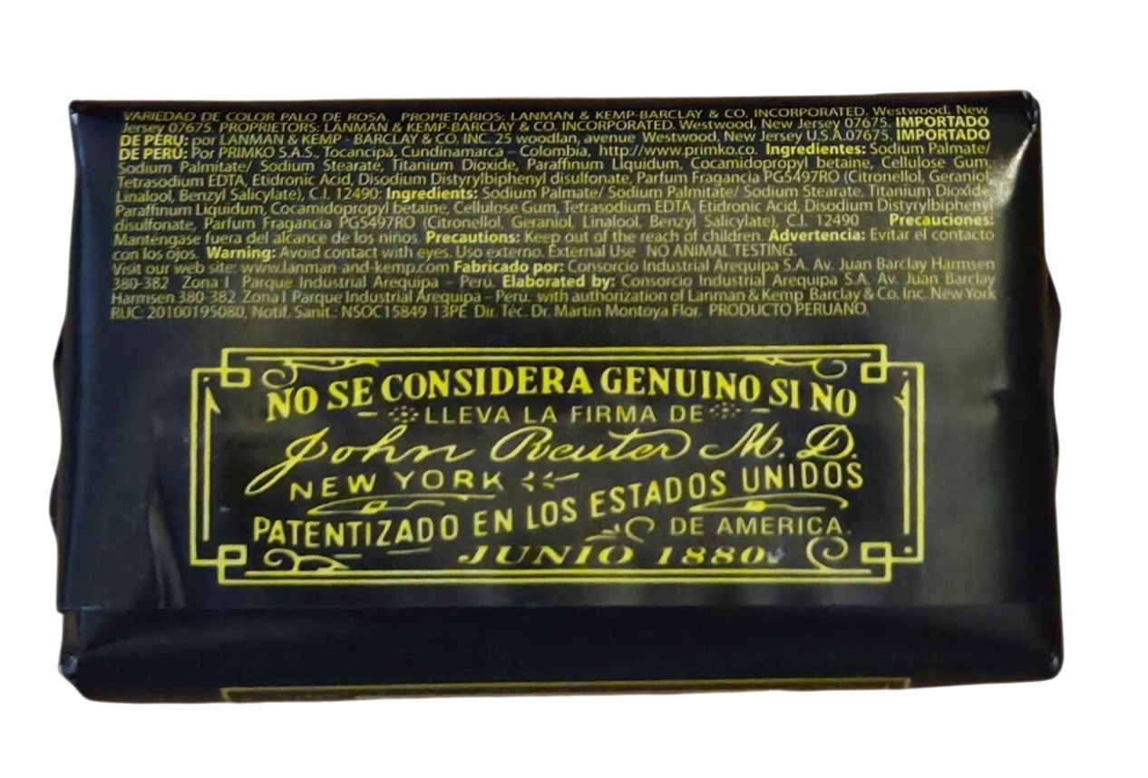 Reuter Spiritual Cleansing Soap Bar 3.3oz Original Label Murray Lanman