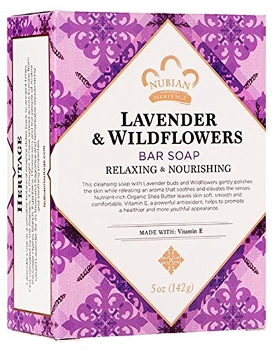 4 Pack – Nubian Heritage (Wholesale) 4 Pack – Lavender & Wildflower Soap .05 oz