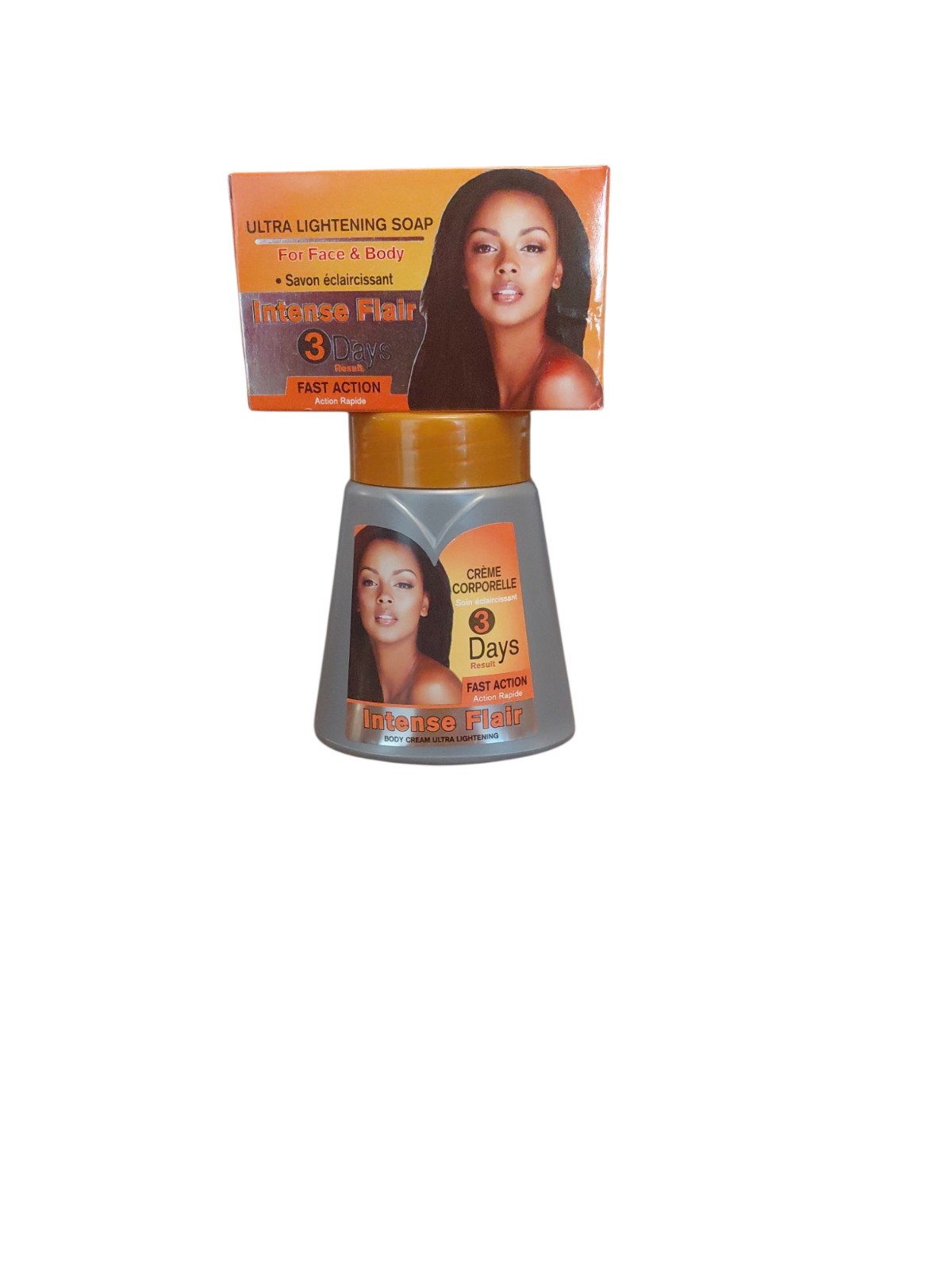 2 Pack Intense Flair Cream & SOAP 3 DAYS ECLAIRCISSANT 200GR /360GR
