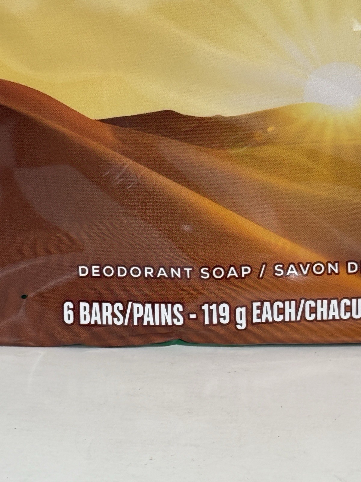 2 Irish Spring Deodorant Soap Saharan Dawn 6 Bar Each 4.2oz Cedar Vetiver Scent
