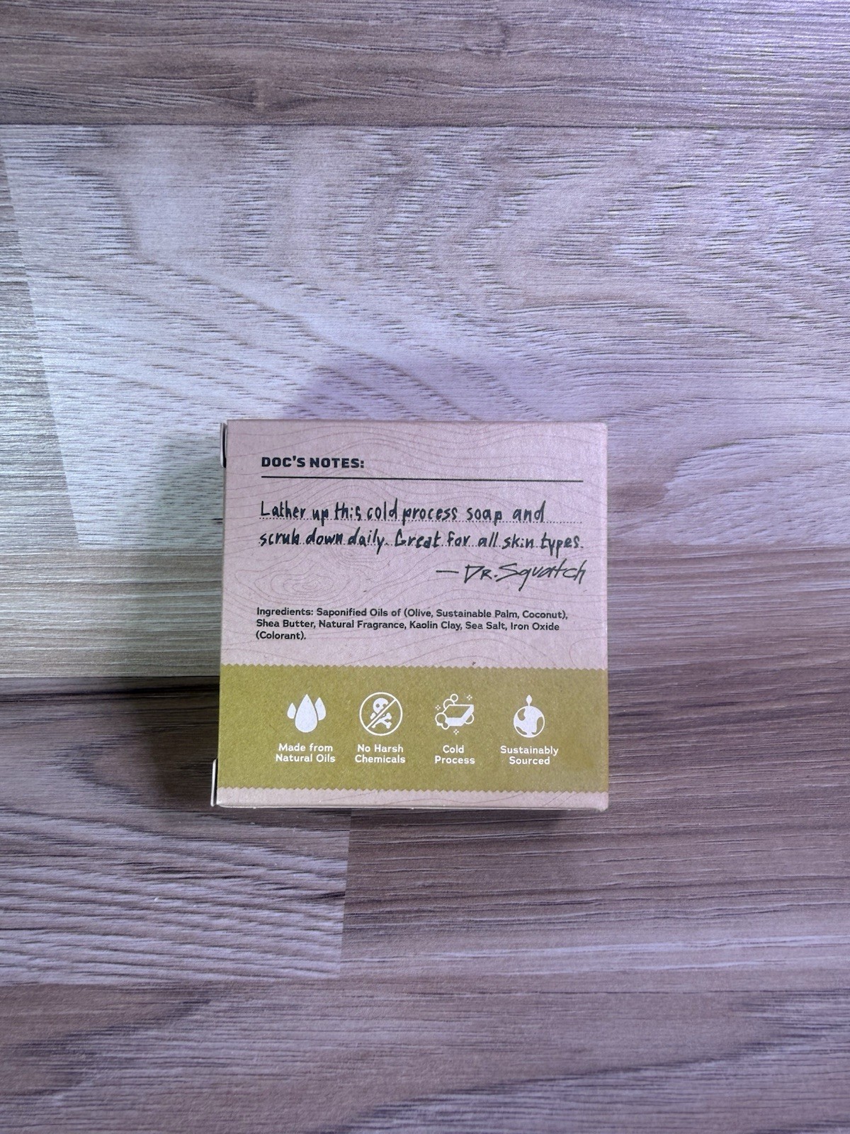Dr Squatch Gold Moss Soap -Lot of 100 Bars