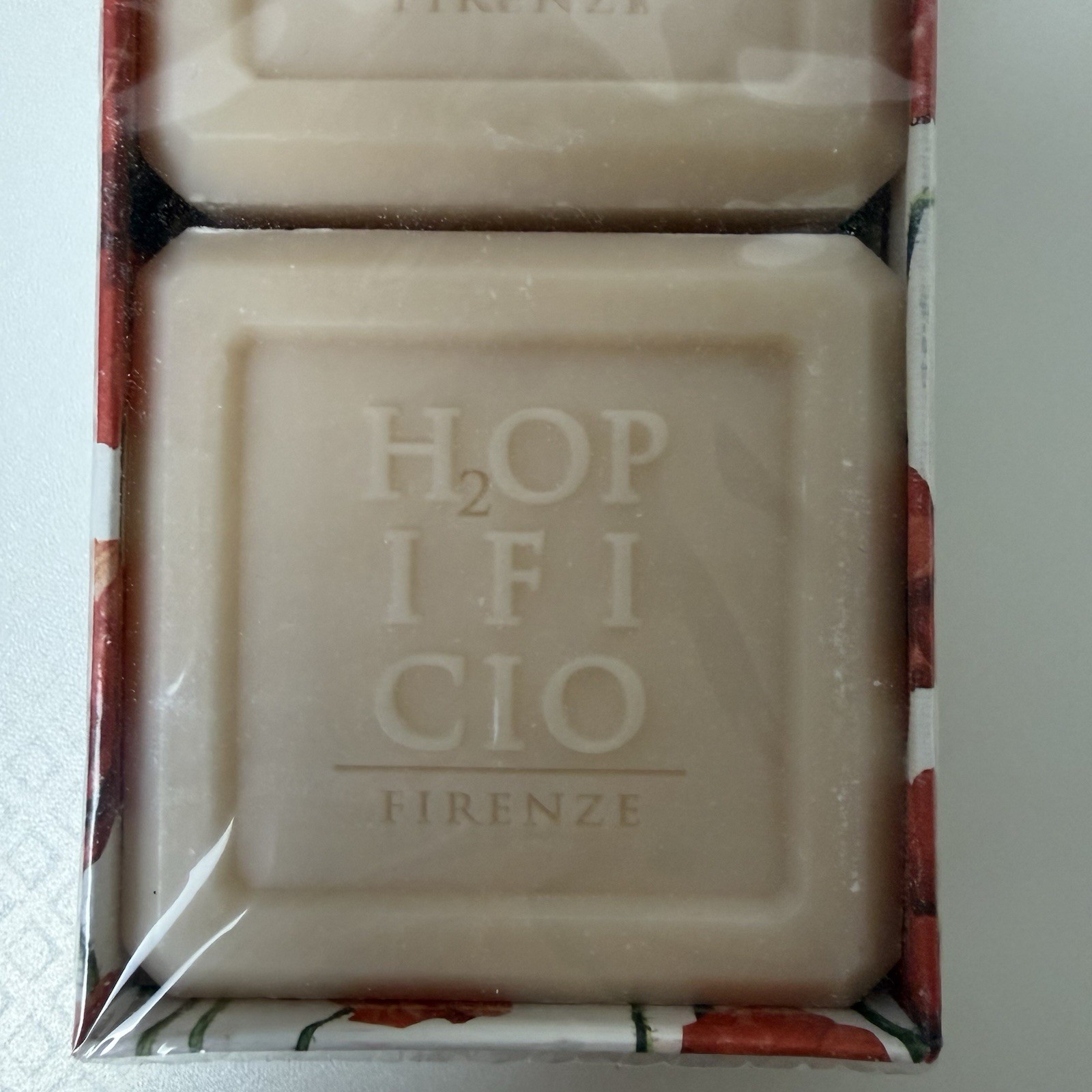 Hopificio Poppies Italian Soap Set 3 Bars 5.2 oz. Ea Triple Milled SEALED