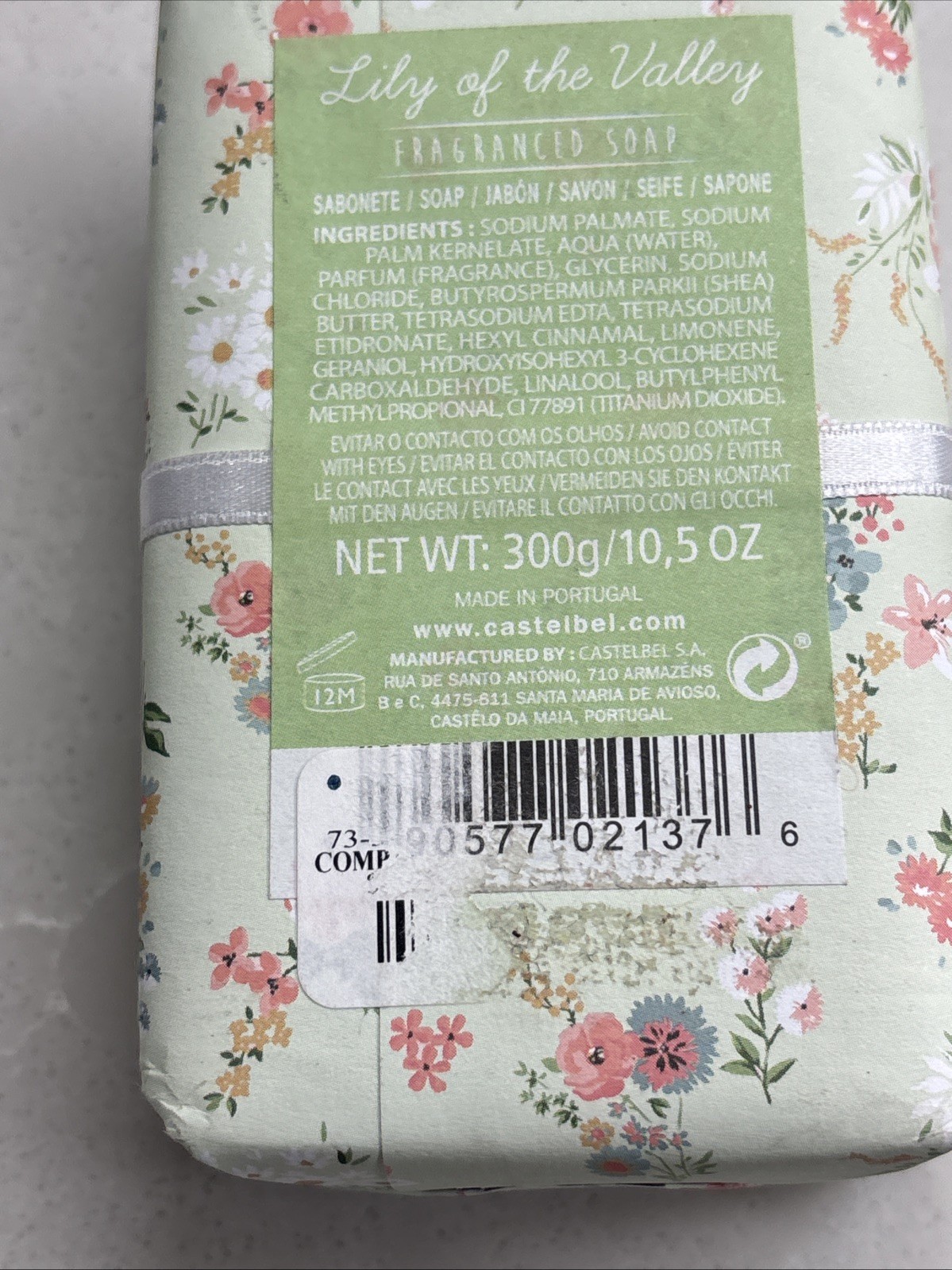 New/Unopened) CASTELBEL Lily Of The Valley Soap Bar m1