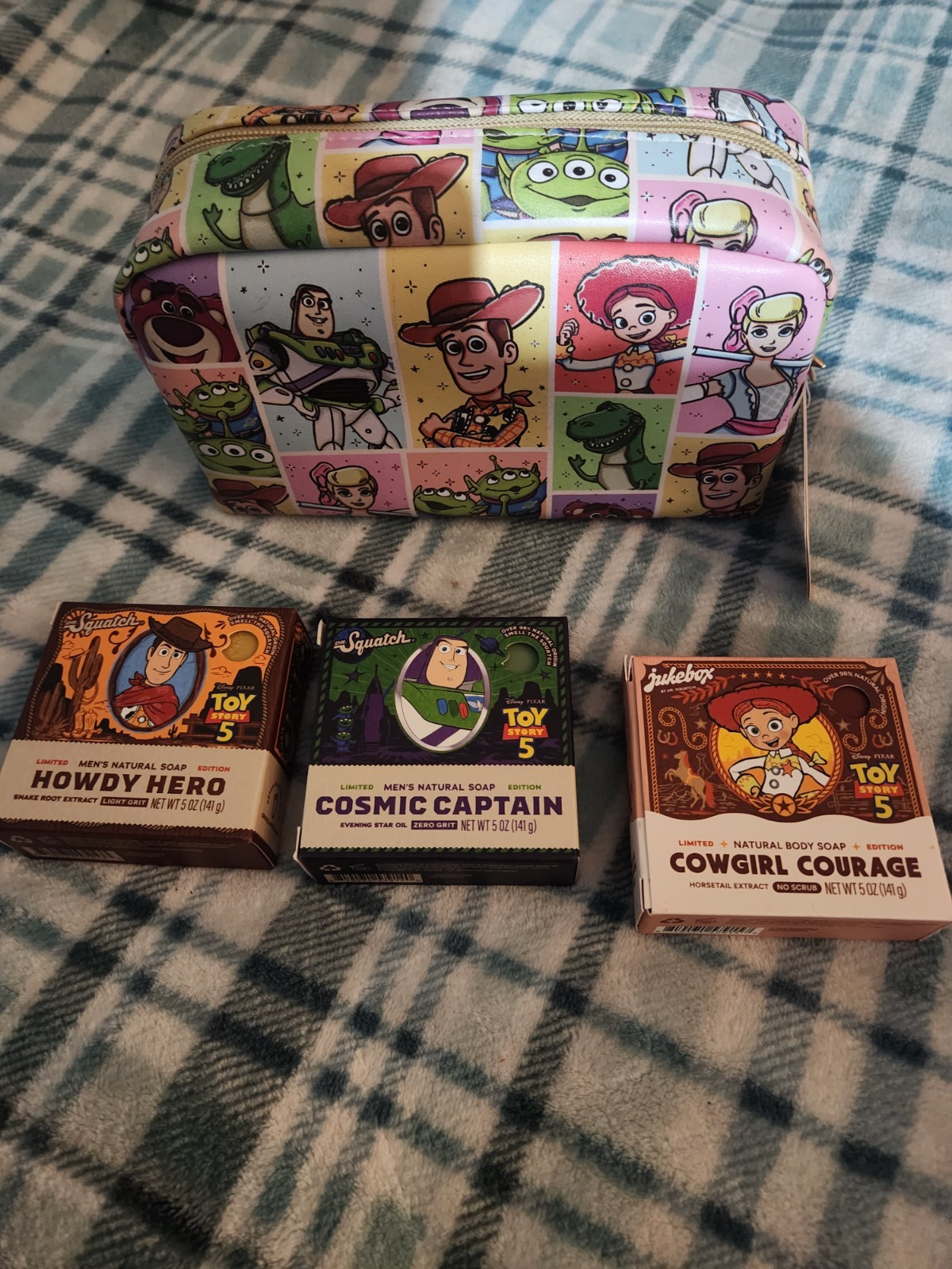 Dr. Squatch Toy Story 5 Limited Edition Soap’s and Make-Up Bag