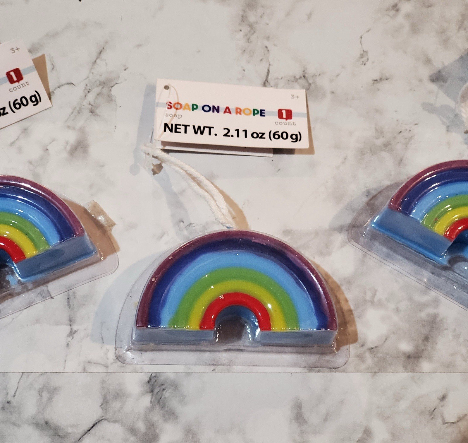 Soap On A Rope Rainbow Theme Set Of 3