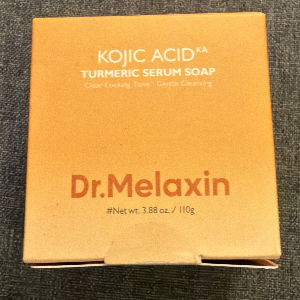Dr.Melaxin Turmeric Serum Soap with Kojic Acid, Gentle Cleansing, 110g