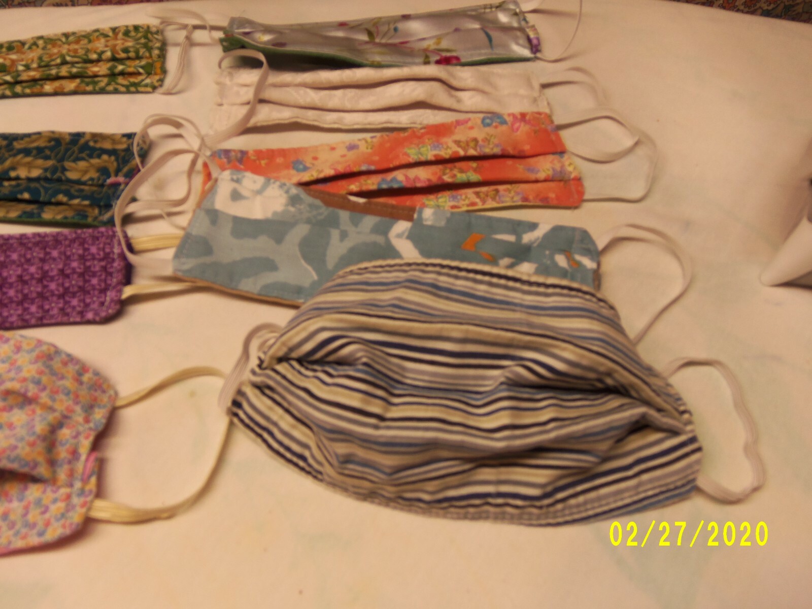3 homemade facial mouth and nose cover for 12.99 reversible washable