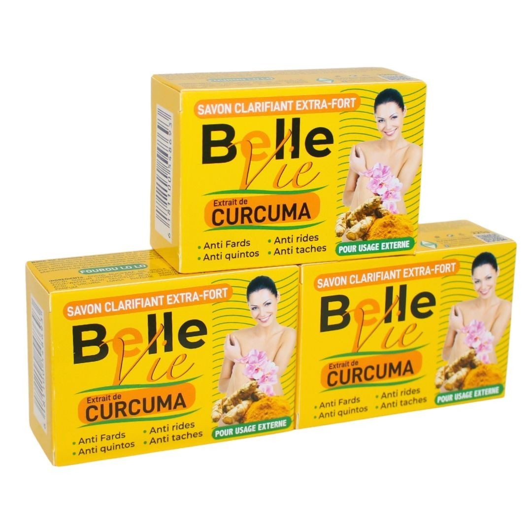 Belle Vie Turmeric Extract Lightening Soap Pack