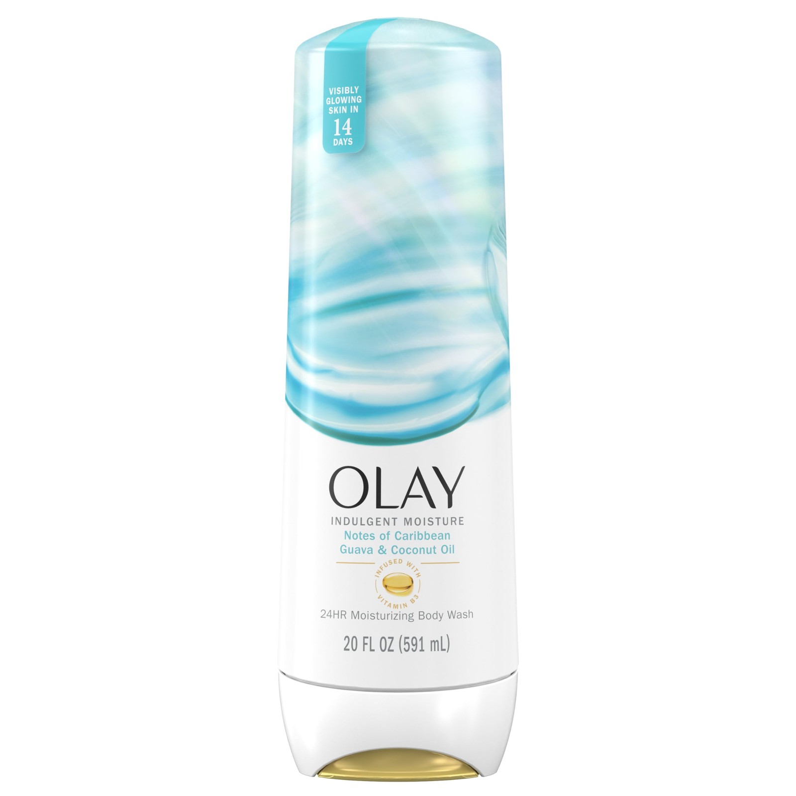 Olay Indulgent Moisture Body Wash For Women 20 Fl Oz Caribbean Guava Coconut