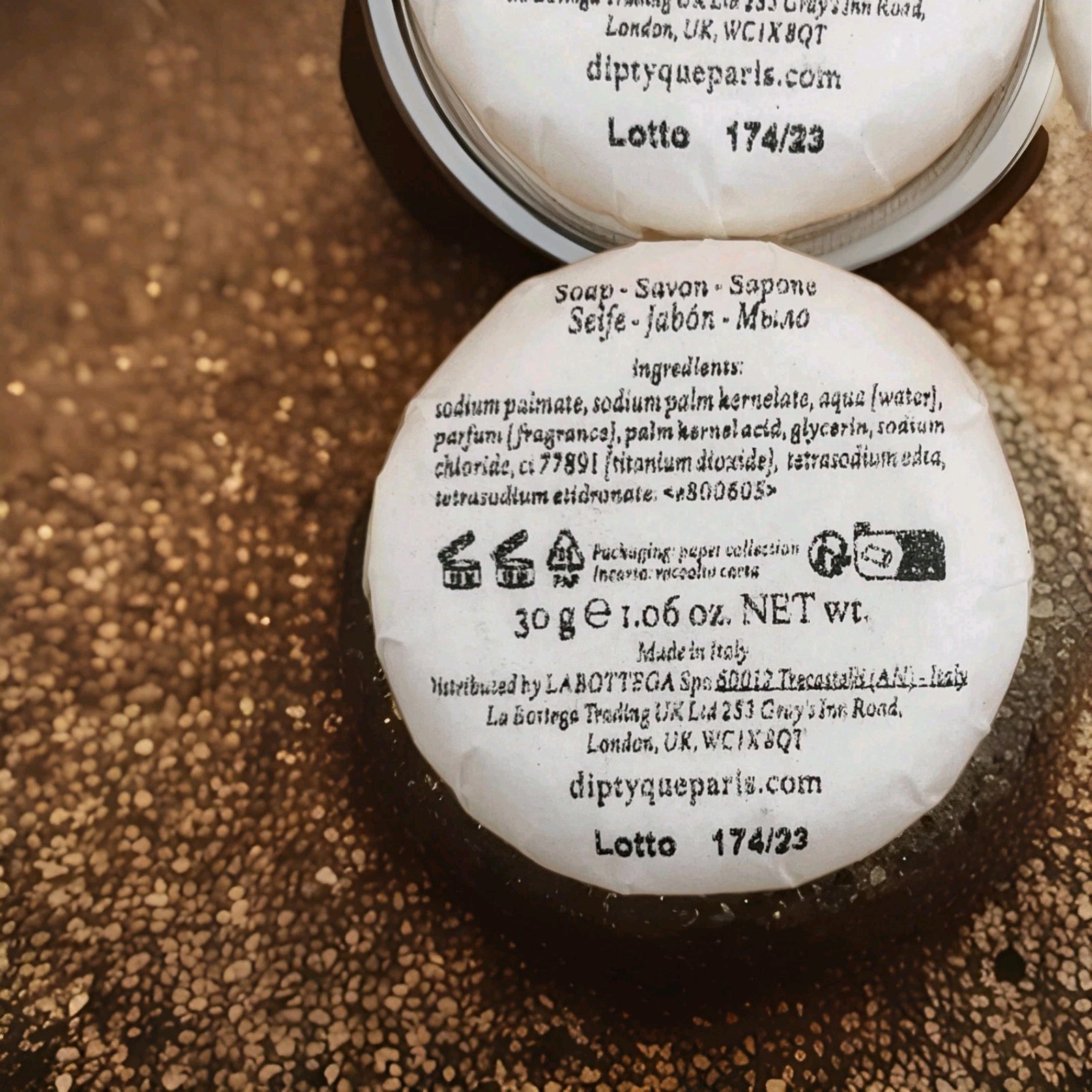 NEW Set of 6 Diptyque Philosykos Round Soap Bar 30g/1.06oz each – Saint Germain