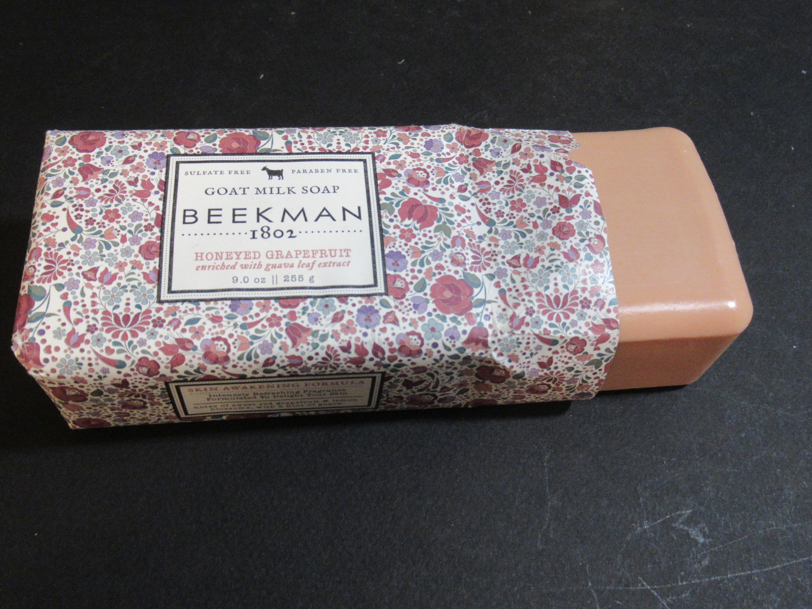 2 Beekman 1801 Goats Milk Soap Bars Honeyed Grapefruit Spring Blossom Orig Wrap
