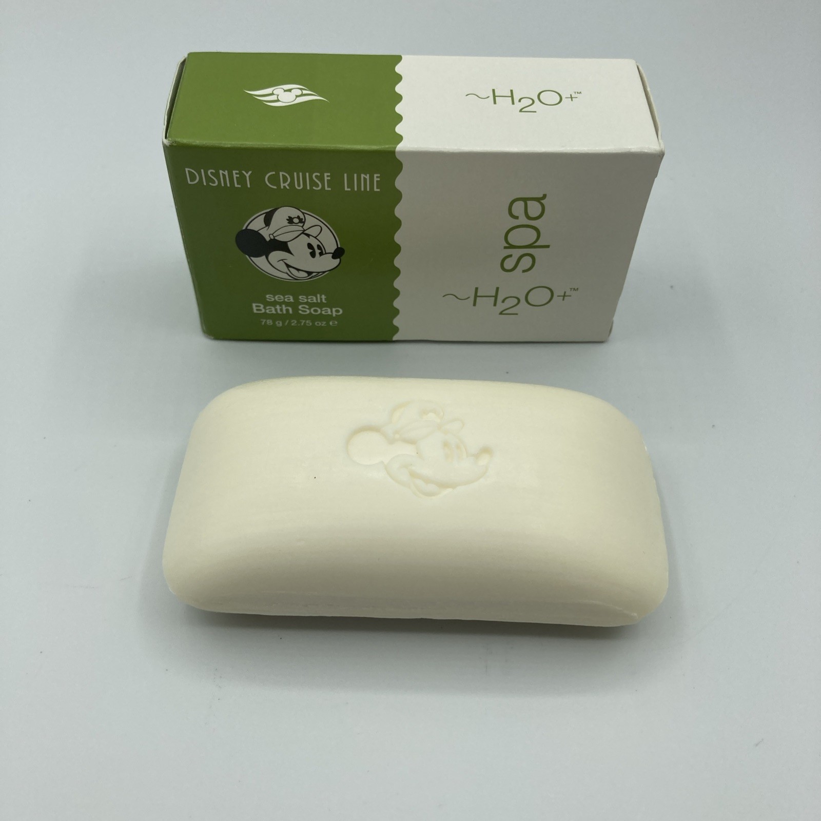 disney cruise line Sea Salt Bath Soap Bar H20 Mickey Mouse Disney World Green