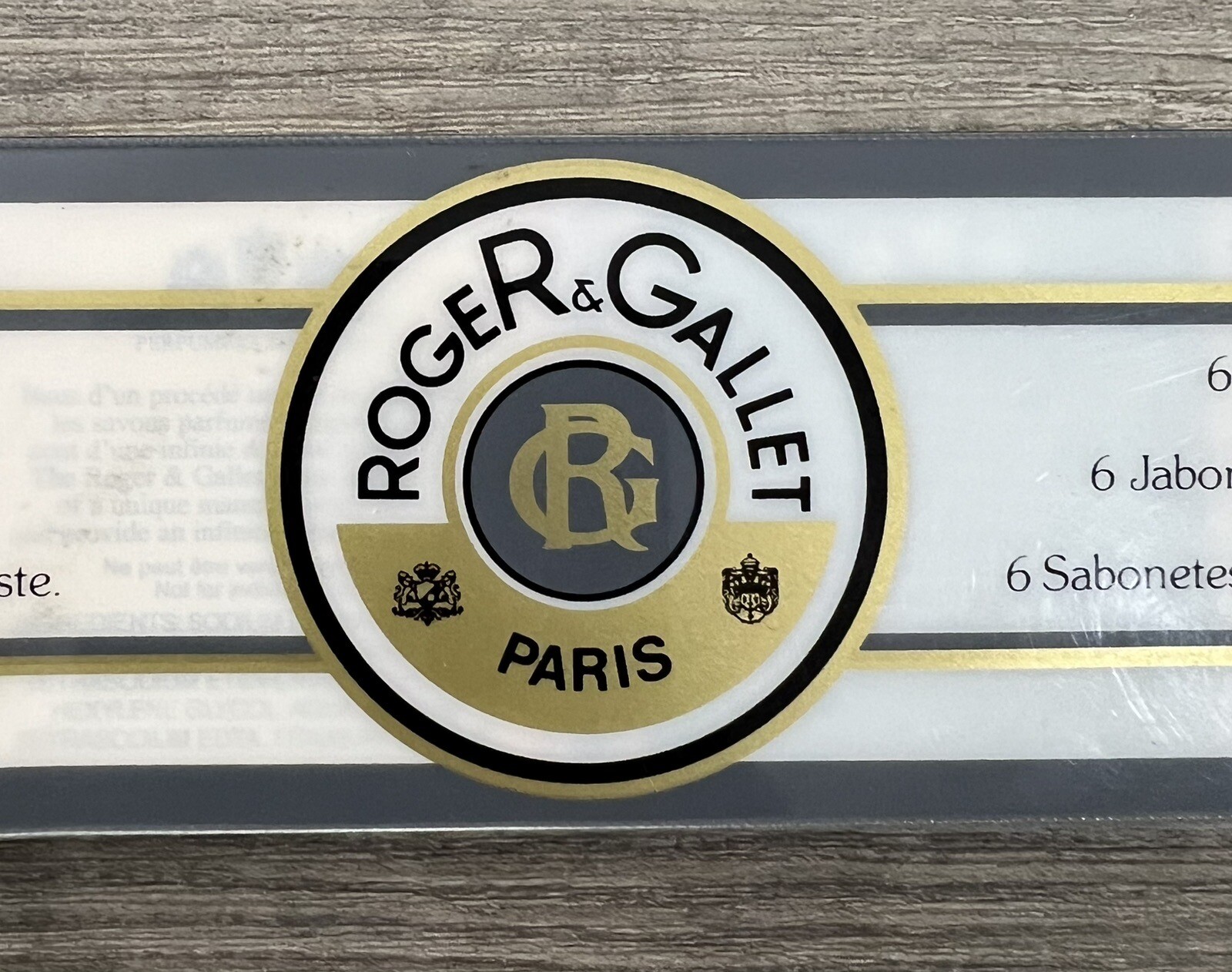 Vintage Roger & Gallet Paris France Set /6 Guest Soaps .9 Oz Each new old stock