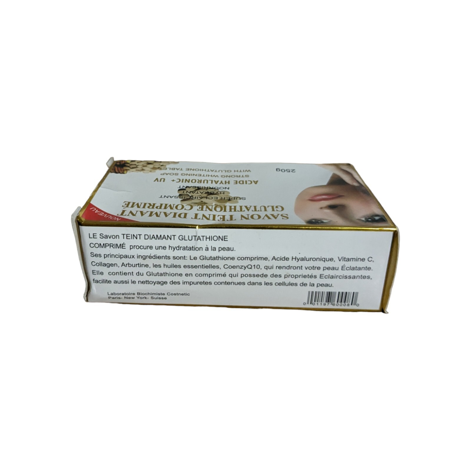Glutathione Comprime Super Eclairssant Nourishing Hydrating 250g 1 Bar Soap