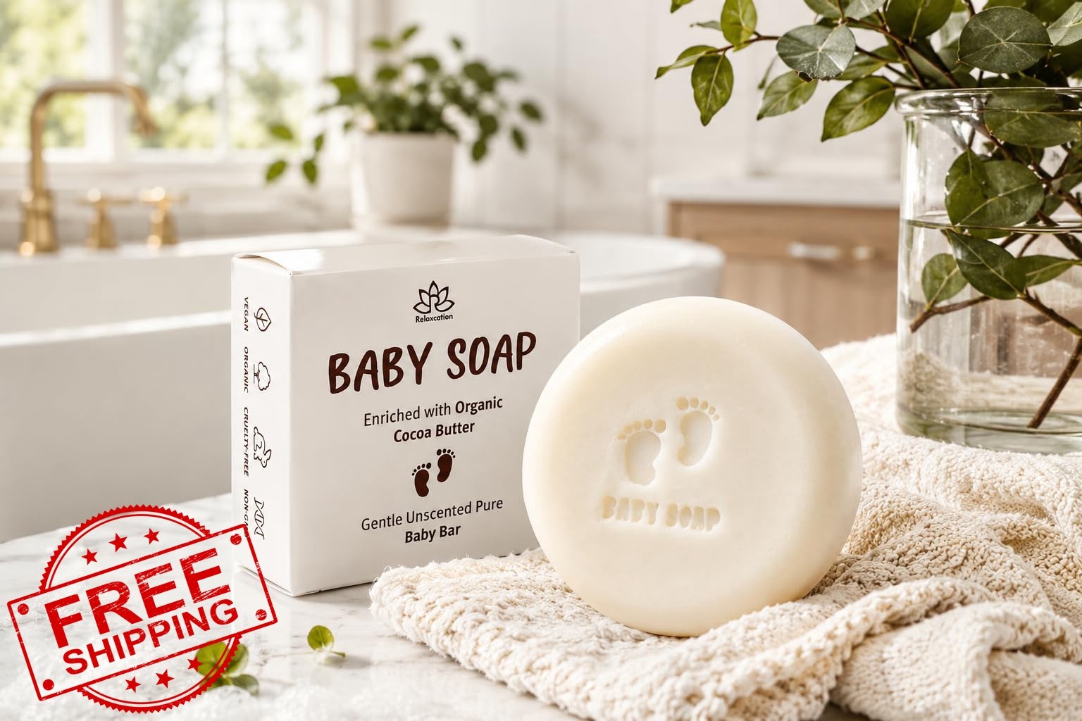 Relaxcation Baby Soap Bar 1 Pc
