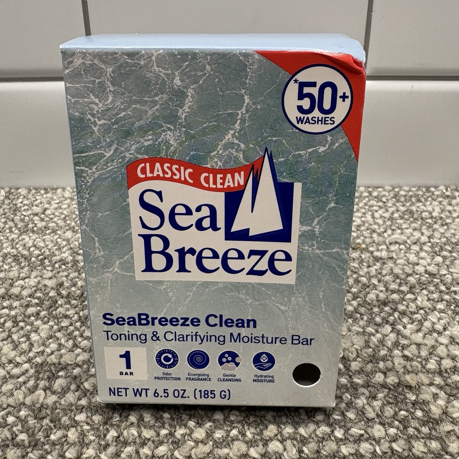 Sea Breeze Classic Clean Toning and Clarifying Moisture Bar 6.5 oz