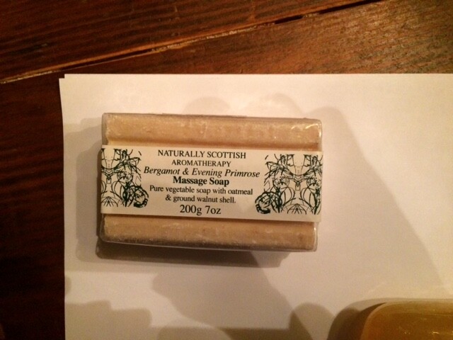 Naturally Scottish Aromatherapy Bergamot & Evening Primrose Massage Soap NOS D3