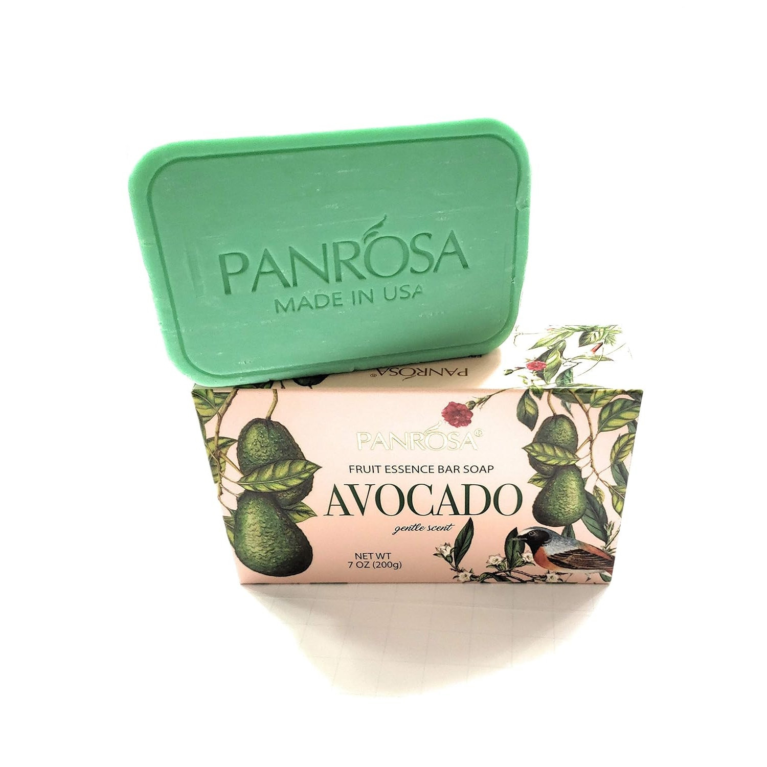 Panrosa New Avocado Gently Scent Fruit Essence Bar Soap Lot of 5 Bars 3.5oz