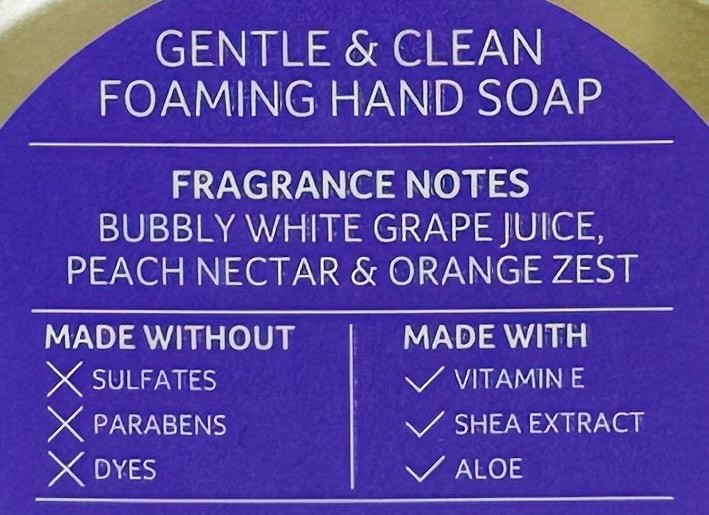 1 BATH & BODY WORKS GRAPE SPRITZ GENTLE CLEAN FOAMING HAND SOAP WASH PUMP PEACH