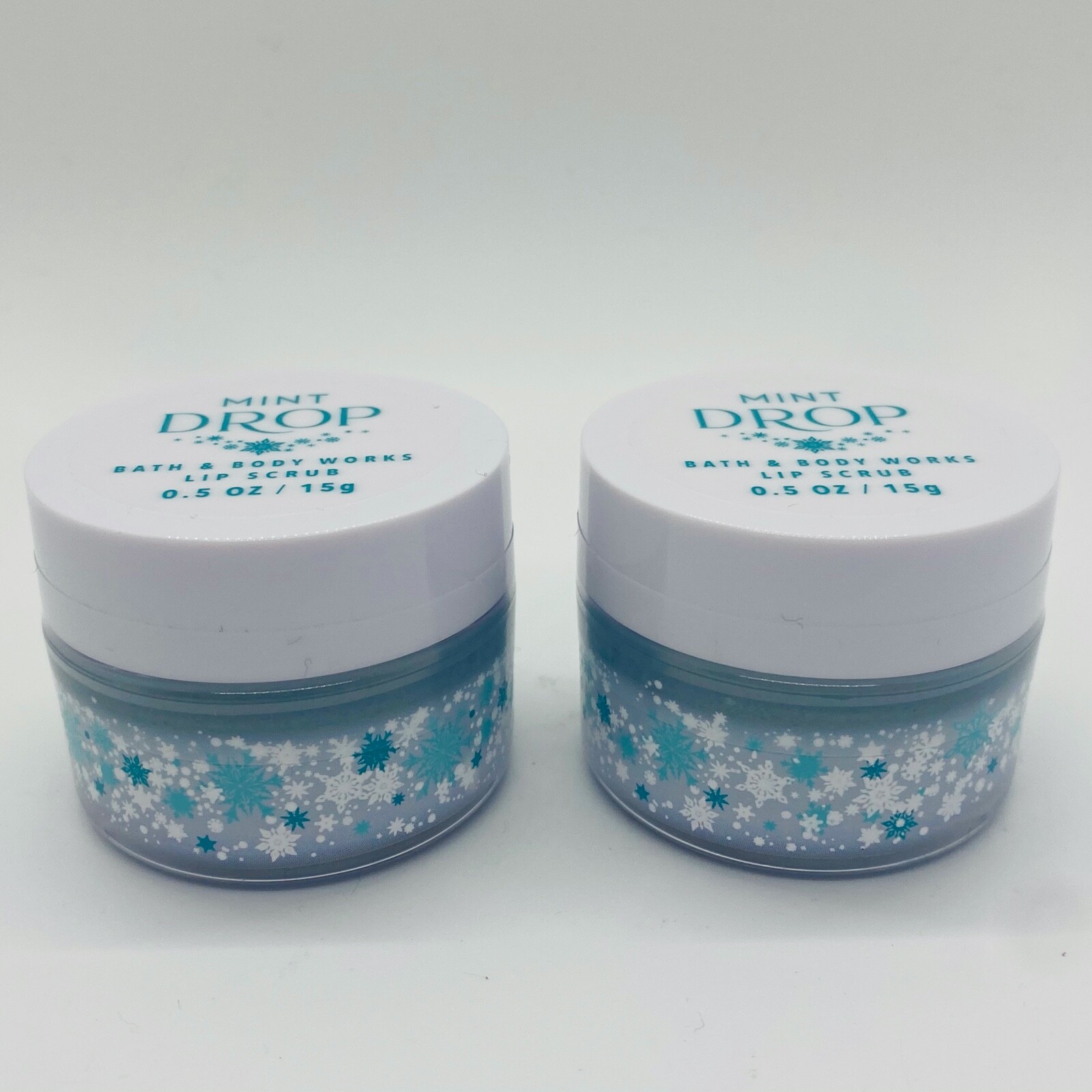 2-Pack Bath & Body Works MINT DROP Lip Scrub 0.5 oz/15 g Each NEW