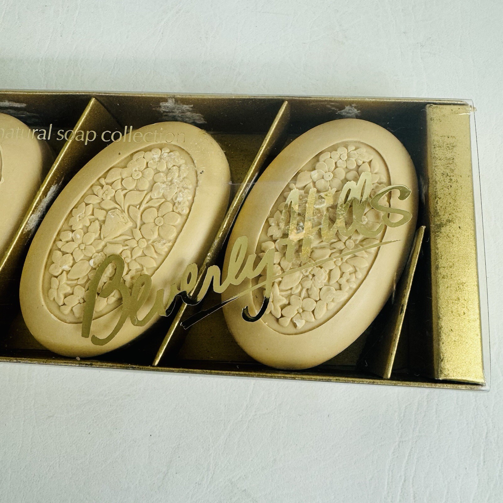 Beverly Hills Floral Soap Bars Decorative Guest Rance Scented Italy Set of 3 New