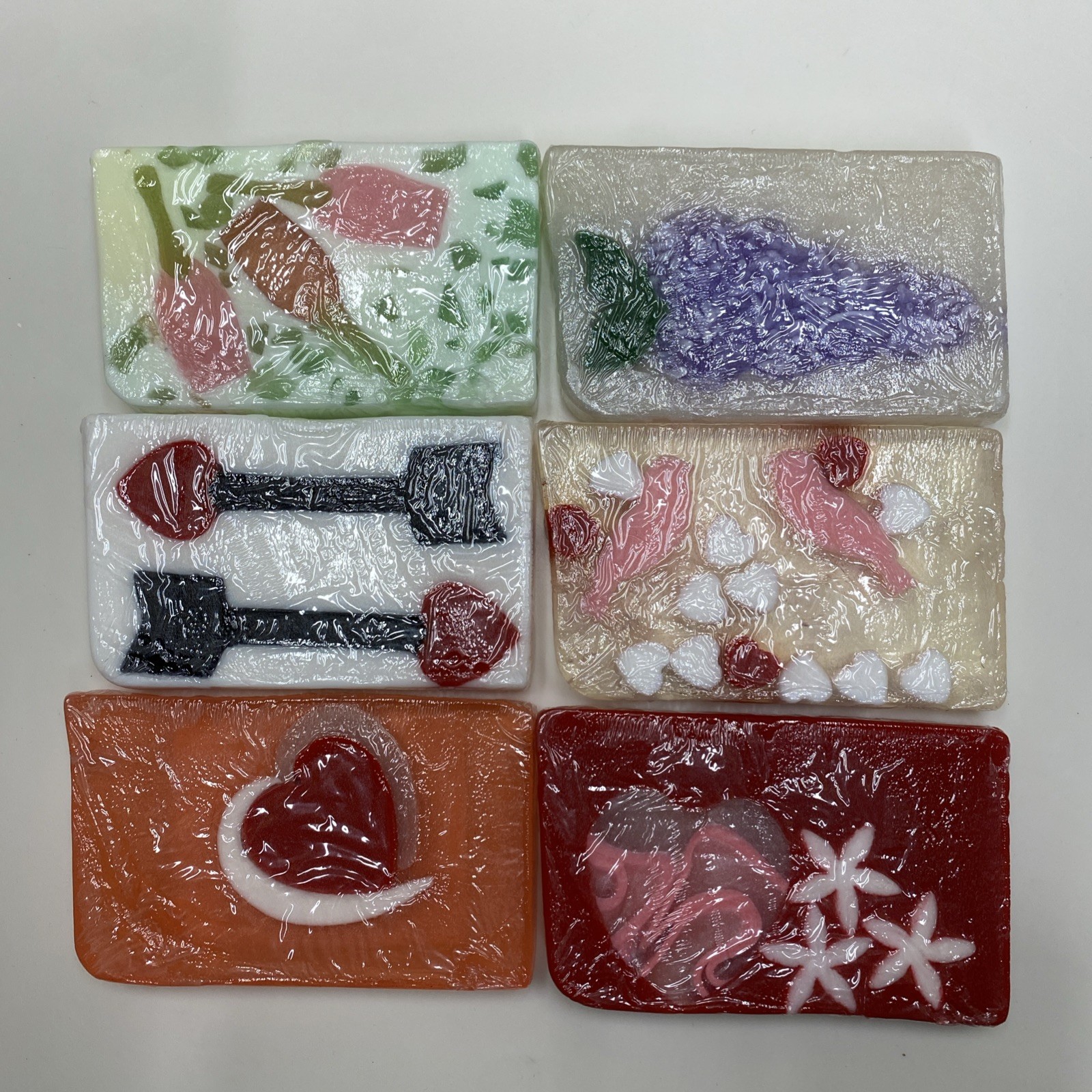 6 Pack – Primal Elements Valentine’s Day Glycerin Assorted Soap Set