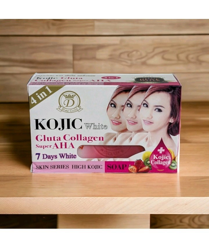 Kojic White Gluta Collagen Super Aha Soap 160g