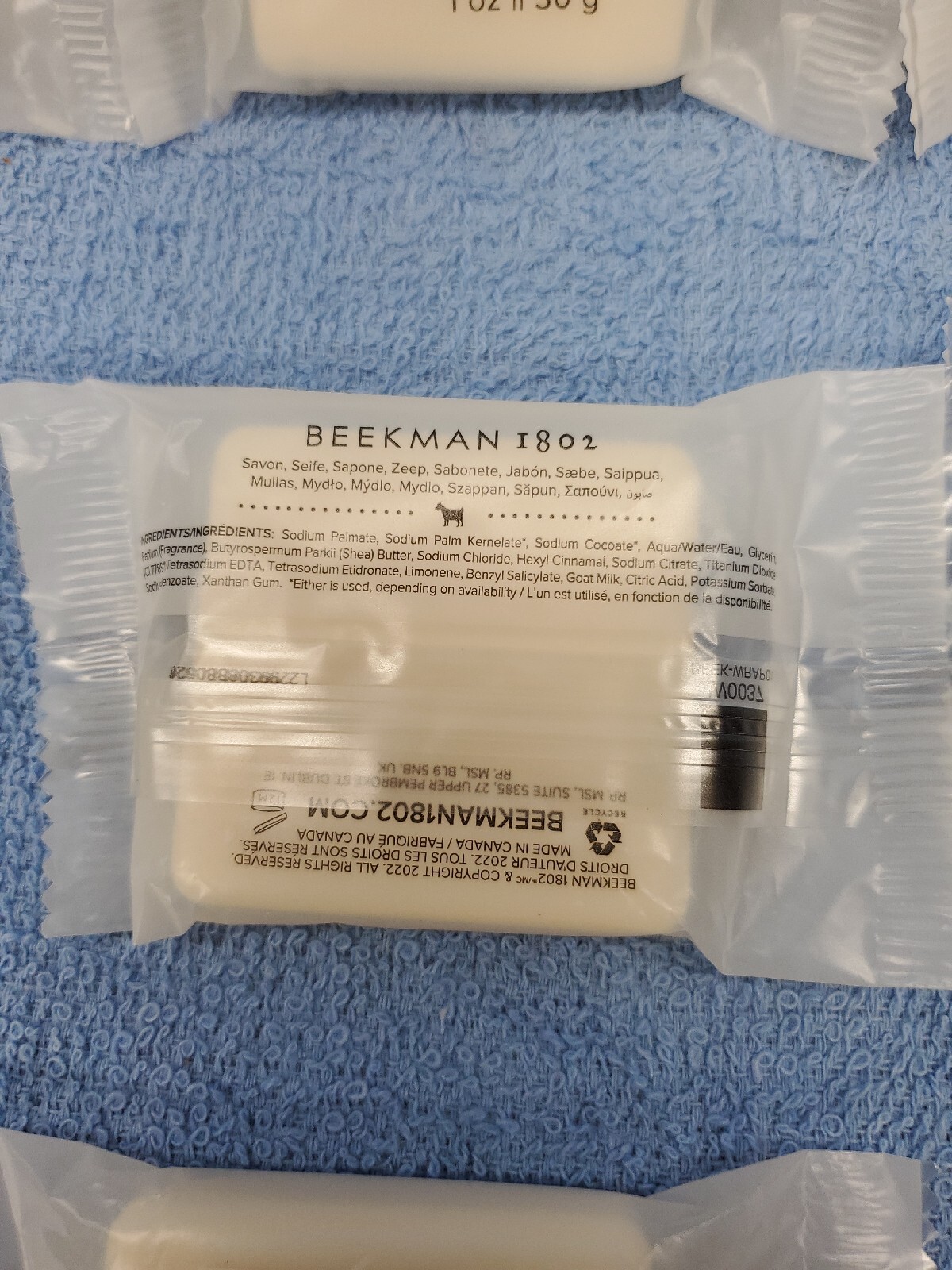 12 PACK BEEKMAN 1802 FRESH AIR GOAT MILK CLEANSING BAR 1 oz Free-parabens
