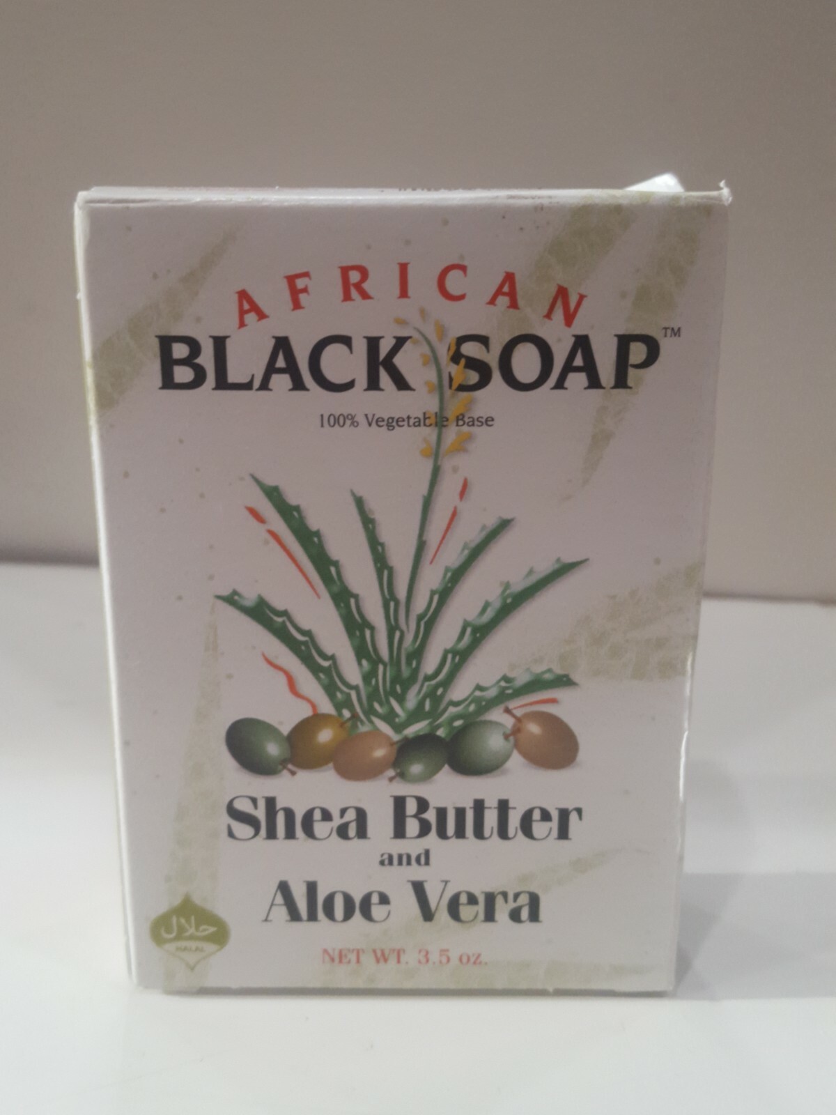 ORIGINAL Madina African BLACK SOAP SHEA BUTTER and ALOE VERA Bran/Oat/Palm Oil