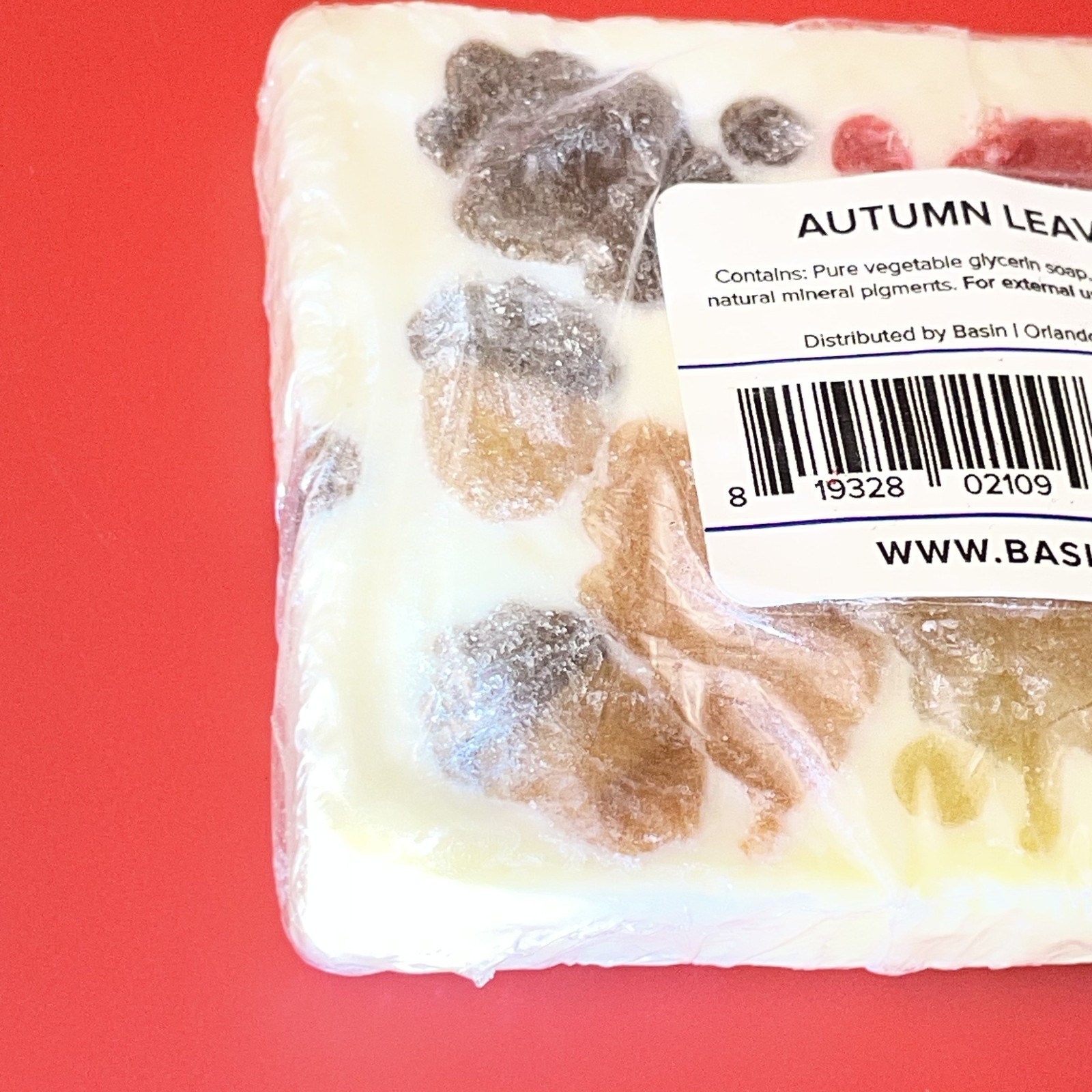 AUTUMN LEAVES BASIN SOAP BAR