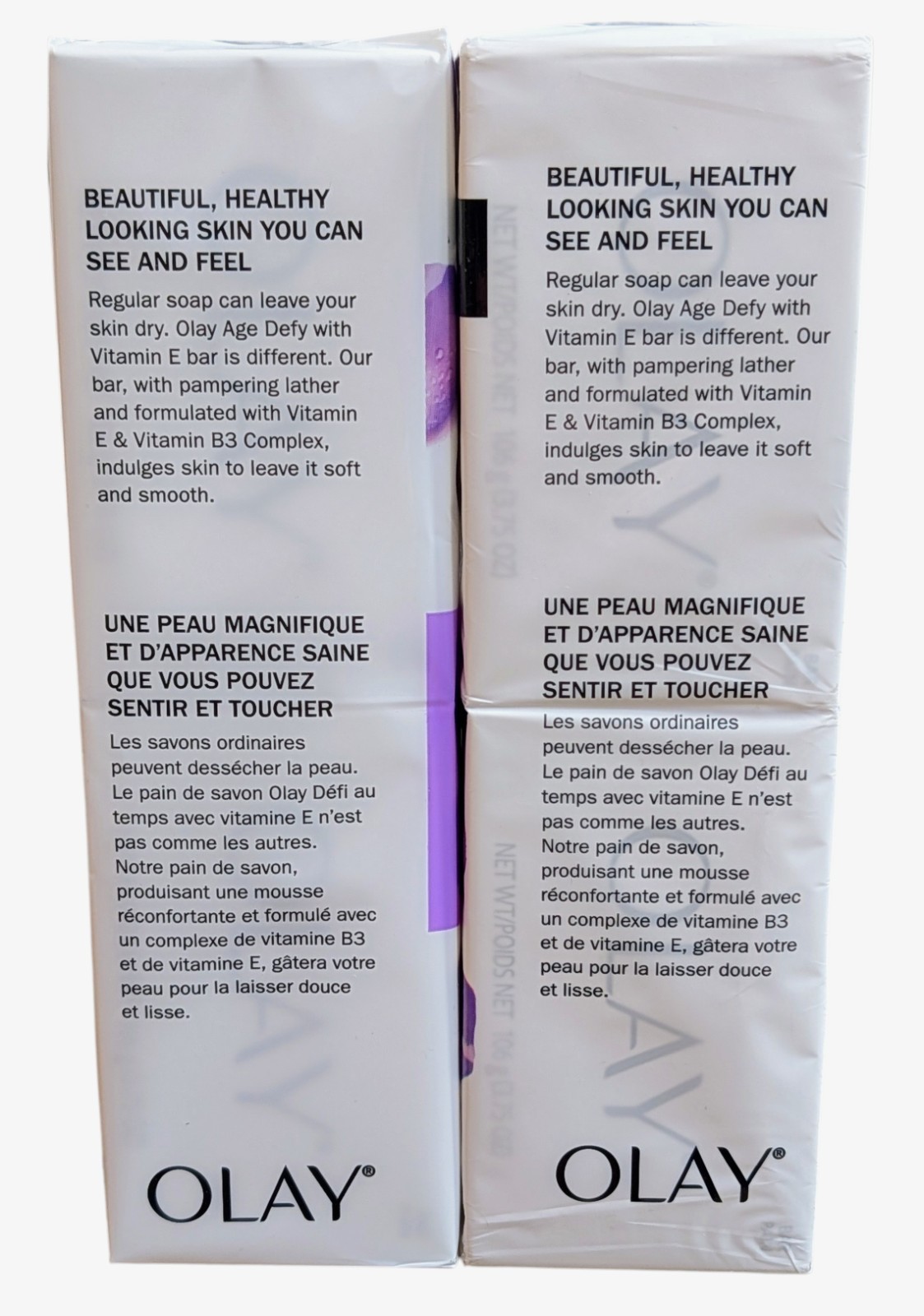 2 Olay Age Defy Bar Soap With Vitamin E & Niacinamide – 6 Pack Each – 12 Total