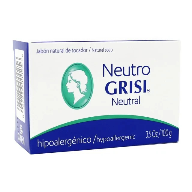 Grisi Neutral Soap Gentle Cleansing Bar for All Skin Types 3.5 oz (2 Pack) 🧼✨