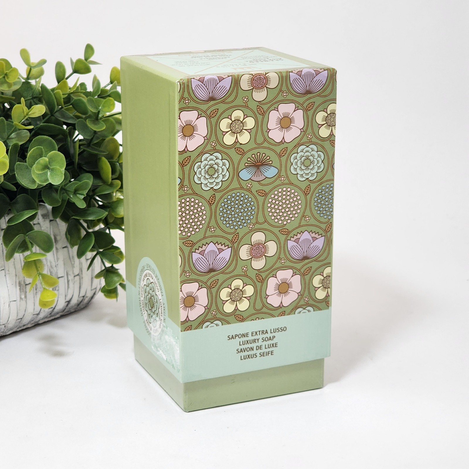 Saponerie Mario Fissi Seaweed with Olive Oil Soap Bar 4 x 4 oz Each Sealed