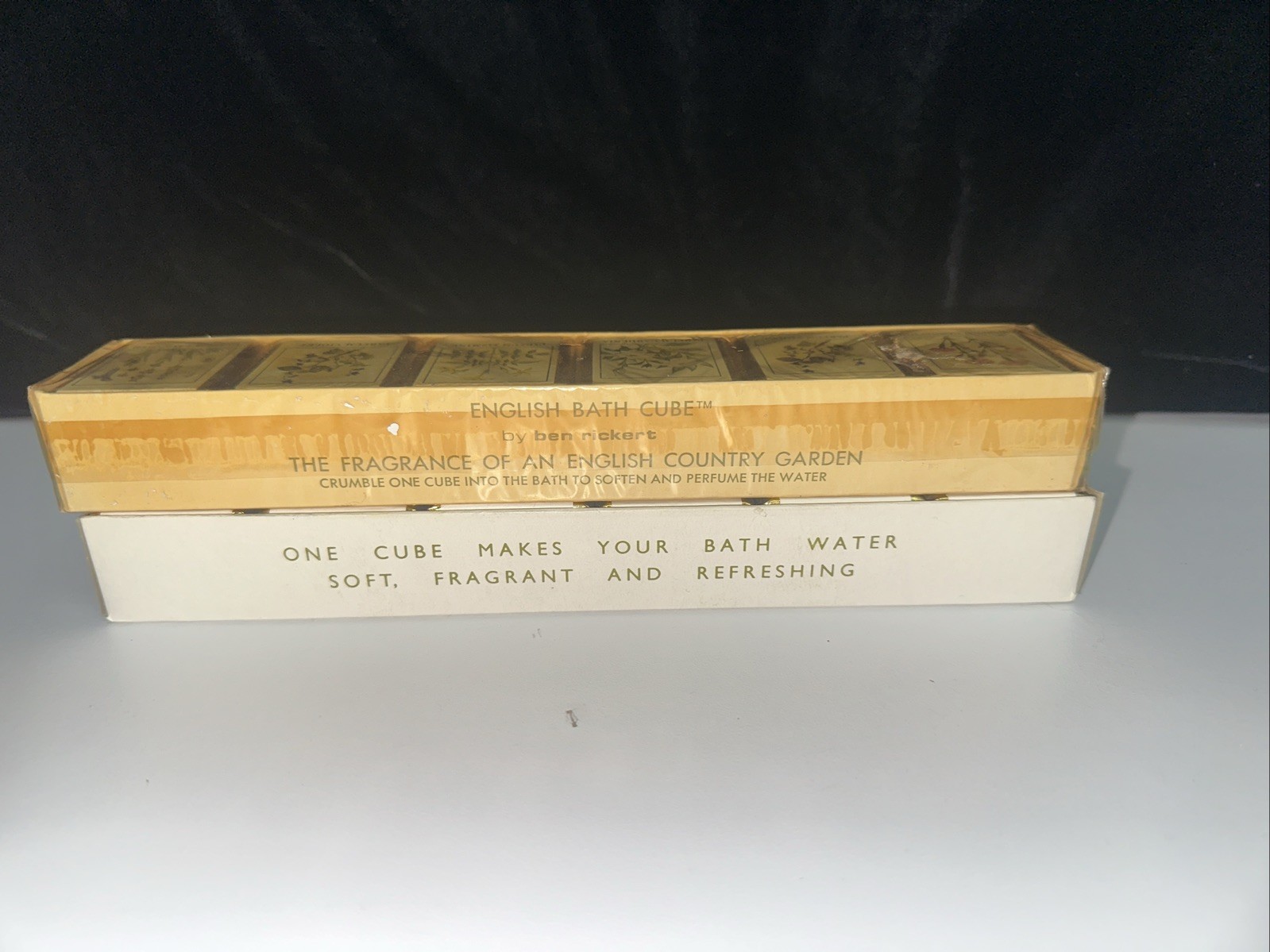 2 SETS OF 6–Vintage English Country Garden Bath Cubes– 12 Cubes Total
