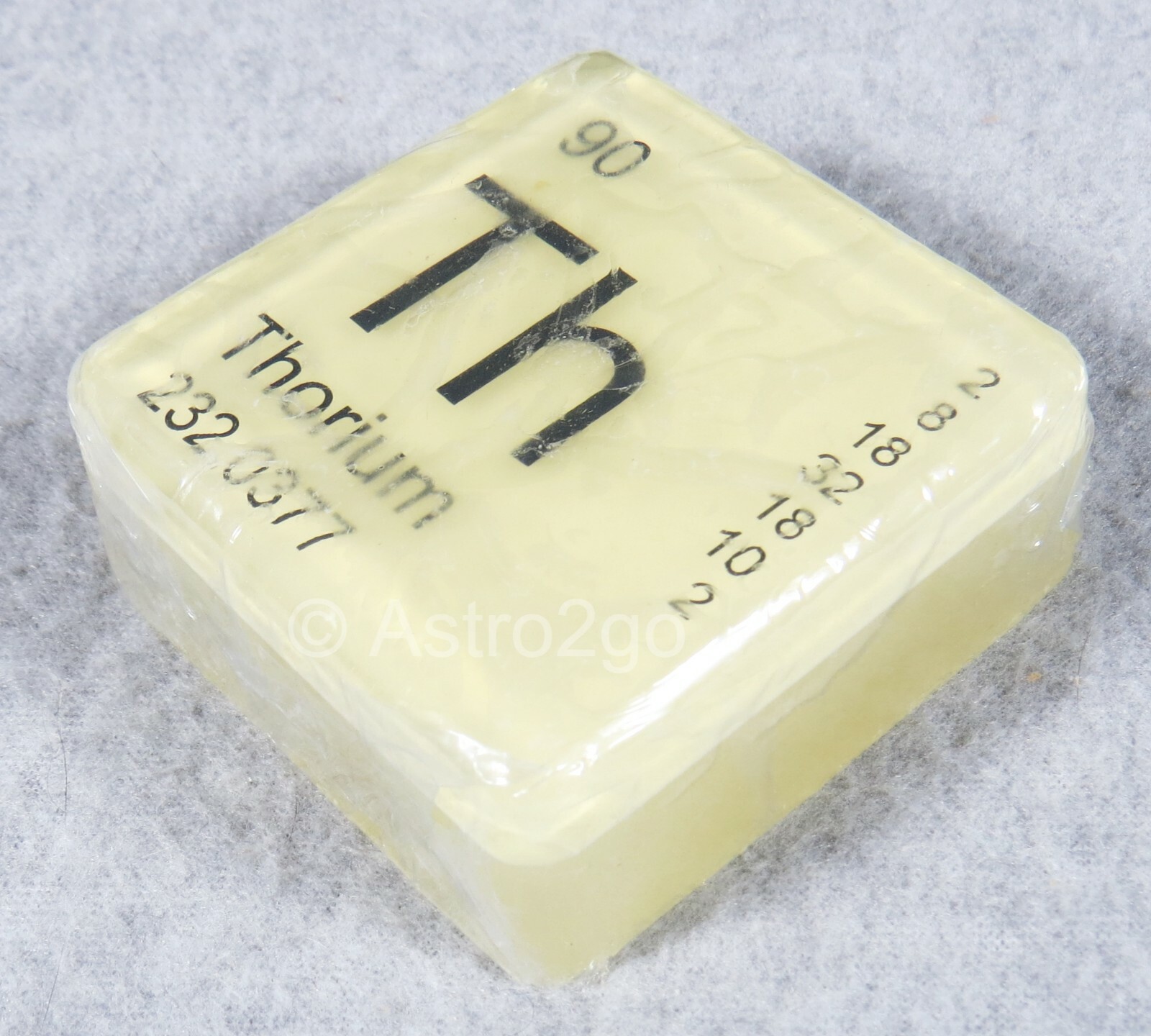 PERIODIC TABLE ELEMENT “Th” THORIUM NOVELTY GLOW HAND SOAP-4 oz JUST BUBBLY NEW!