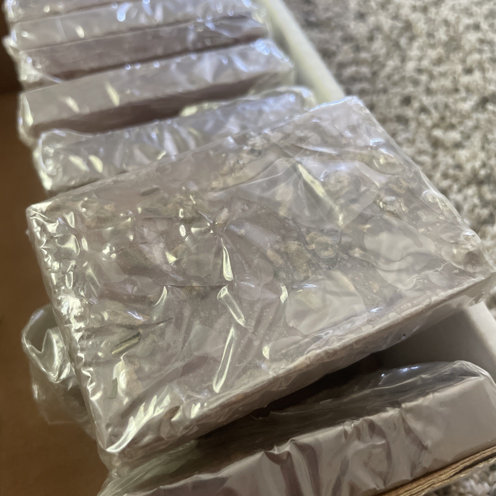 Lavender SOAP BARS NEW made With A Honey Soap Base REAL LAVENDER