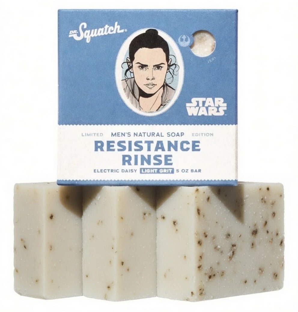 Dr Squatch Resistance Rinse 3-Pack • Star Wars Limited Edition Soap