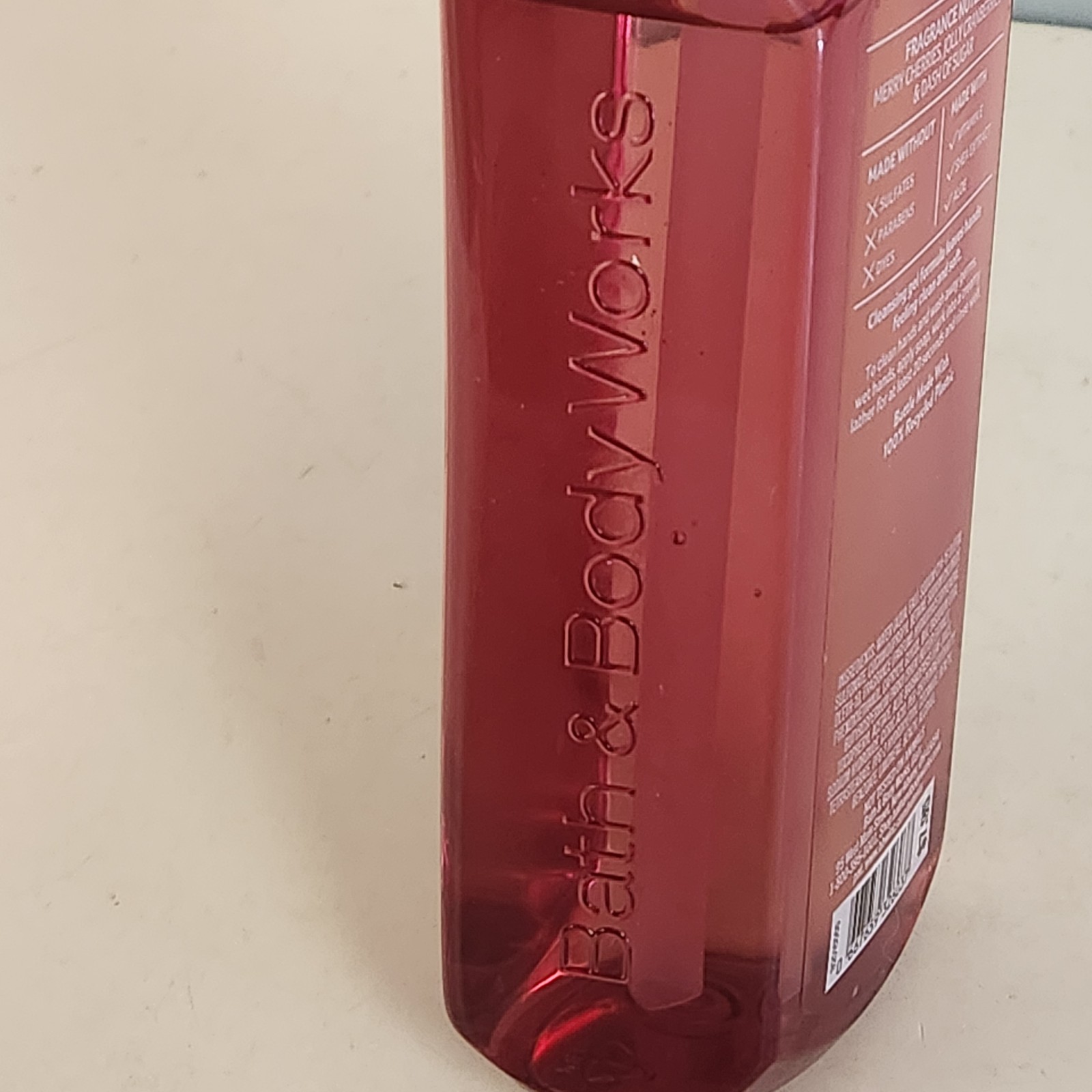 Bath & Body Works Cleansing Gel Hand Soap Dye Free North Pole Punch