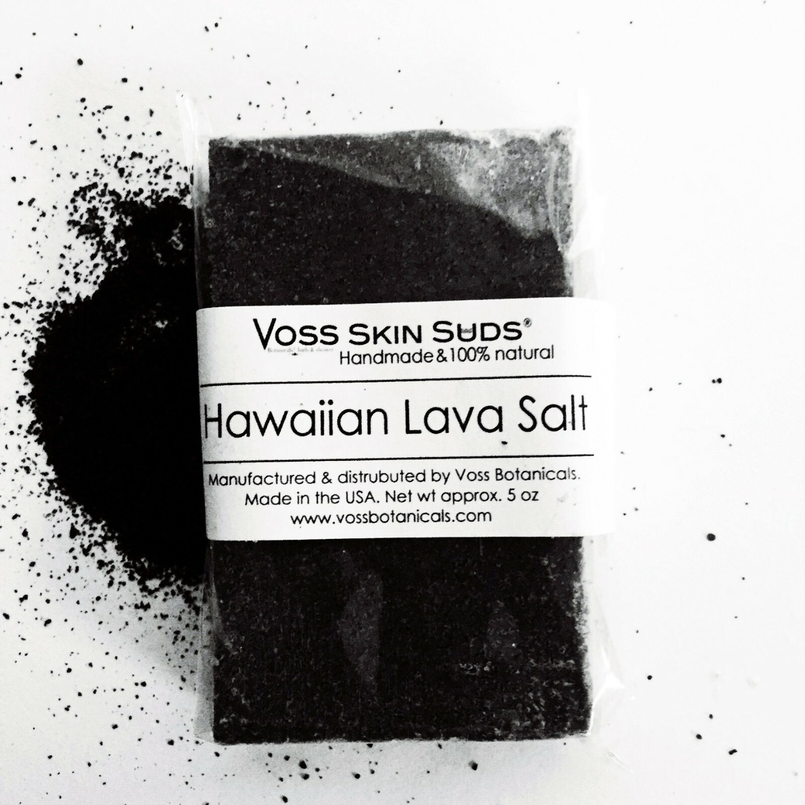 Sea Salt Soap | Hawaiian Black Lava – Charcoal Soap | Exfoliating Salt Bar