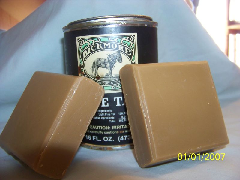 GOAT’S MILK, COCOA, MANGO, SHEA BUTTER, REAL PINE-TAR 4 oz SOAP BAR