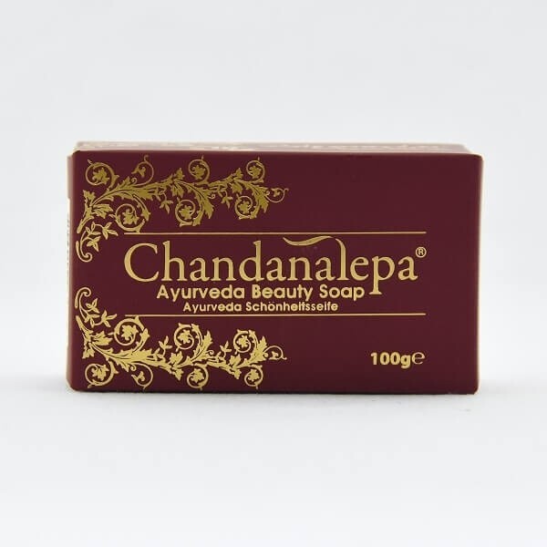 Ayurvedic Beauty Soap Herbal Ceylon Chandanalepa Body Face 100g Pimple Care