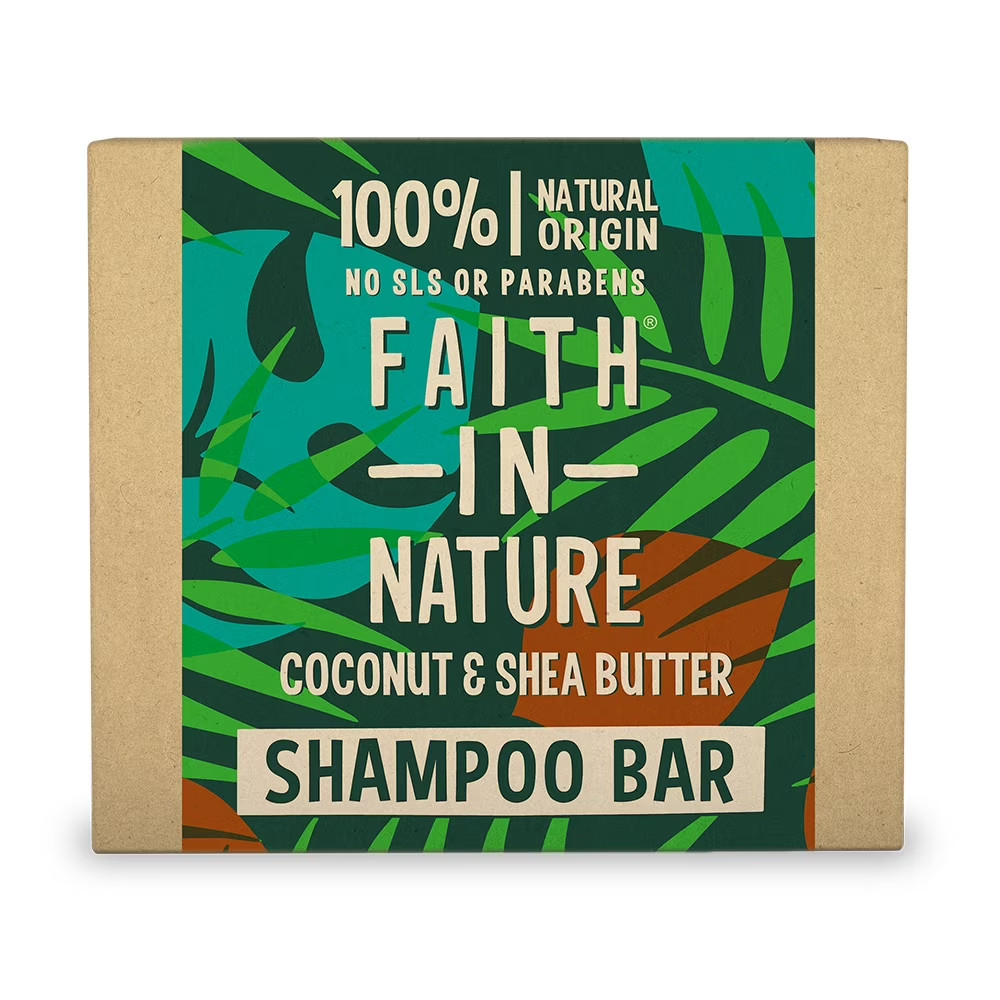 Faith In Nature Organic Solid Shampoo Bar 3 oz