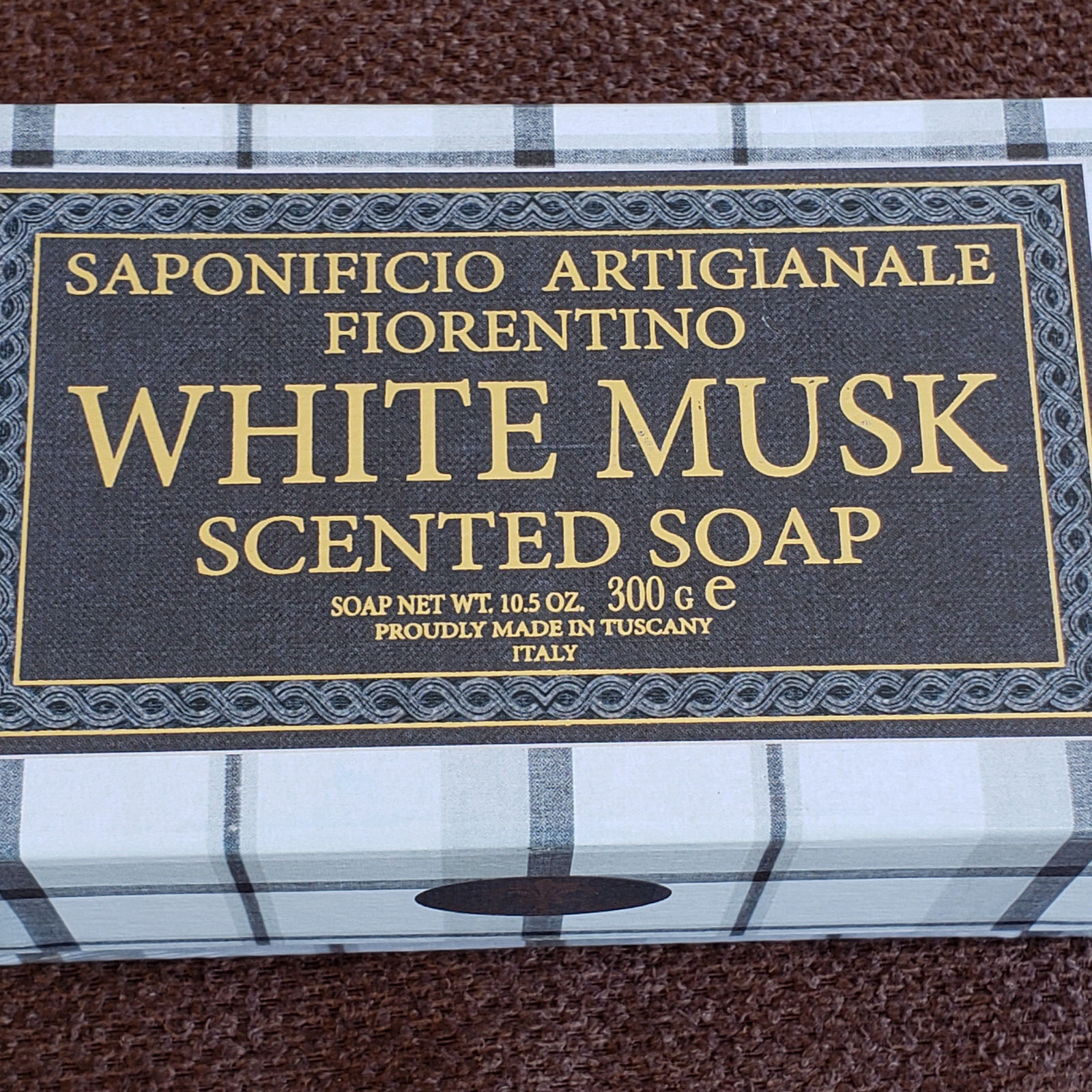 Italian Gentleman Soap Saponificio Artigianale Fiorentino White Musk    b10