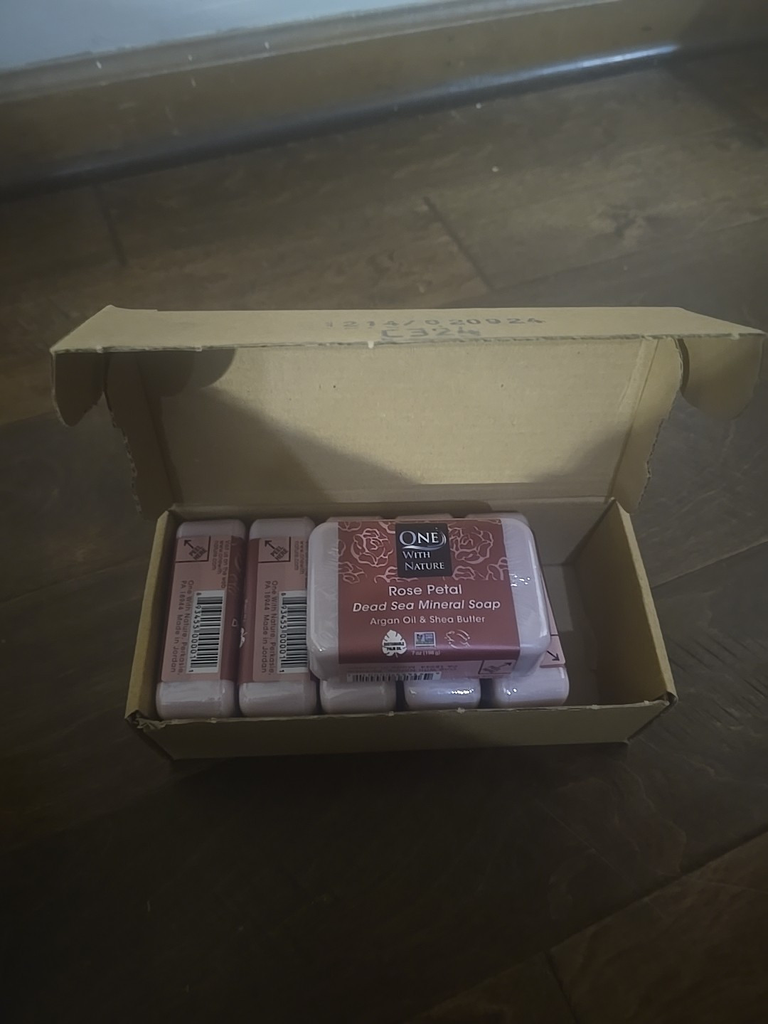 6x Dead Sea Mineral Soap Bar, Rose Petal, 7 oz (198 g) Lot Of 6